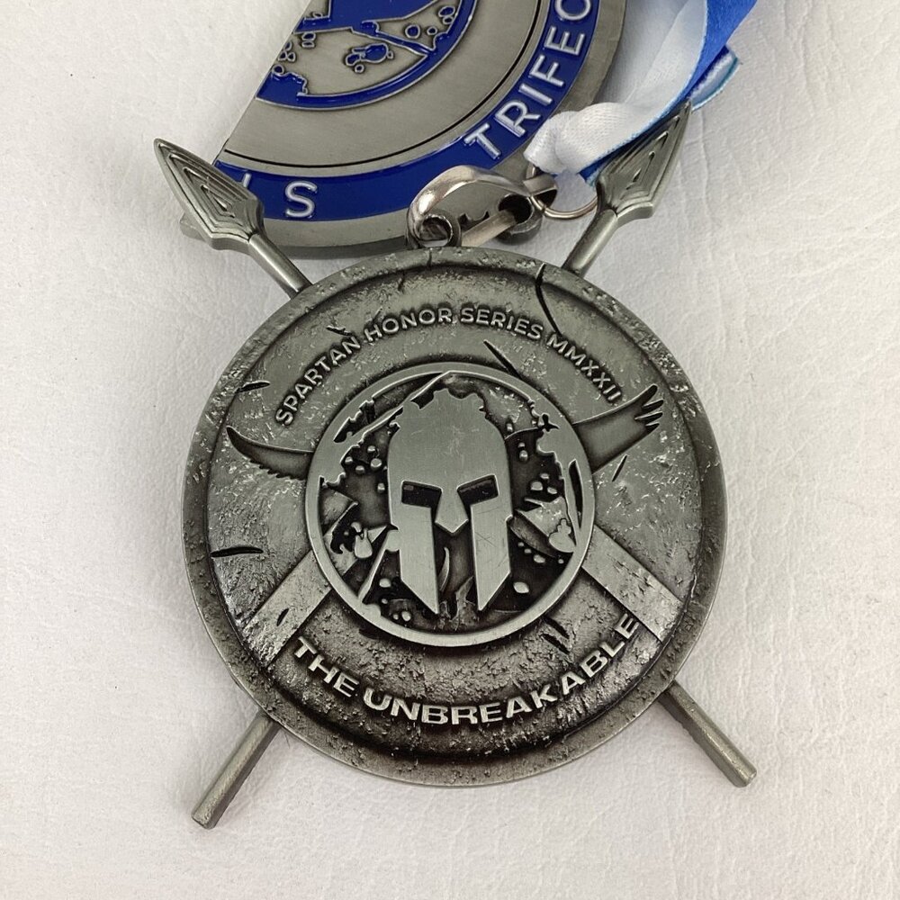 Super Spartan Race Honor Series Finisher Medal 2022 Obstacle Course Wedge - Picture 2 of 9